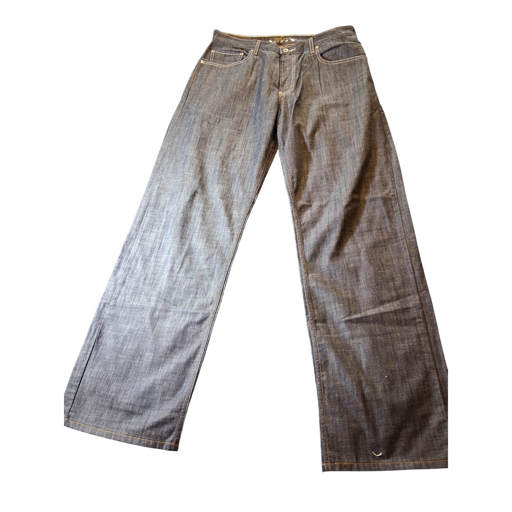 Levis 569 Loose Straight Jeans Mens 34x34 Dark Wash Denim Pants